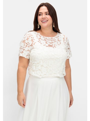 sheego Shirttunika in offwhite