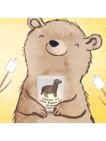 Mr. & Mrs. Panda Kerzenhalter Neufundländer Moment mit Spruch in Transparent