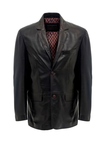 Pierre Cardin Lederjacke in dunkelbraun