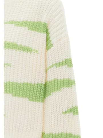 myMo Damen Sweater in WOLLWEISS LIMETTE