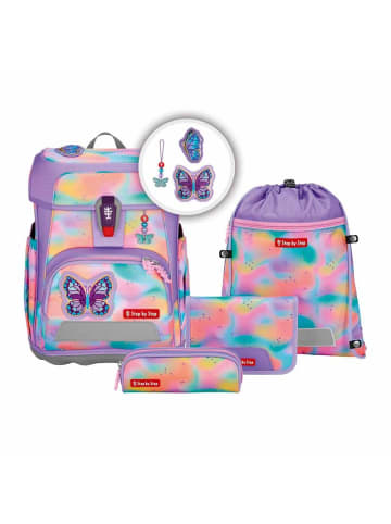 Step by Step Cloud Flash Schulranzen-Set Butterfly Luna in rosa