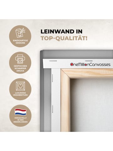 OnlyWow Leinwand Bilder Schottisches Hochlandrind