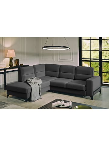 MF Design Cassada Recamiere Links in Asphalt -  (L) 237 x (B) 277 x (H) 100 cm