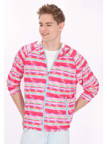 MO Men Jacket in Pink Multicolor