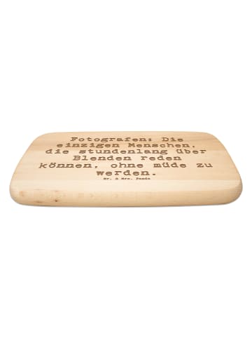 Mr. & Mrs. Panda Frühstücksbrettchen Spruch Fotografen Gespräche... in Transparent