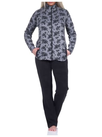 NORMANN Frottee Hausanzug Freizeitanzug Zweiteiler - 76678 in anthrazit