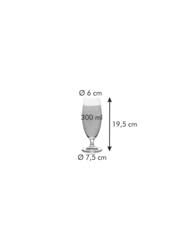 Tescoma Bierglas CREMA 300 ml oder 500 ml in transparent