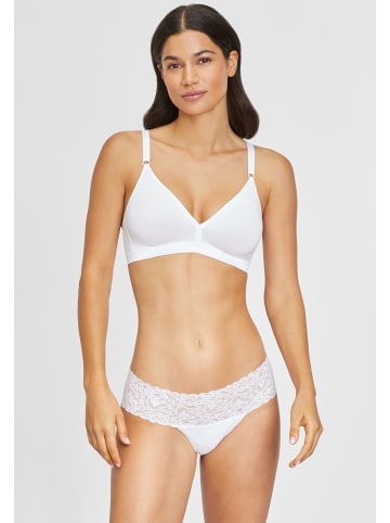 PETITE FLEUR Bralette-BH in 2xweiß+1xrosa