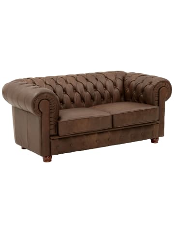 58 aufm Kessel SOFAGARNITUR 3-2-1 Kalea Echtleder (Antikoptik) braun