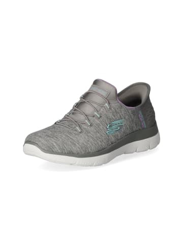 Skechers Sneaker SUMMITS - DAZZLING HAZE in gray/mint