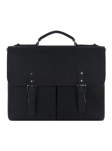 Bugatti Luca Aktentaschen Messenger Leder 39 cm Laptopfach schwarz