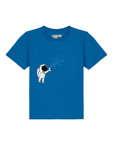 wat? Apparel T-Shirt Spray the universe in Blau
