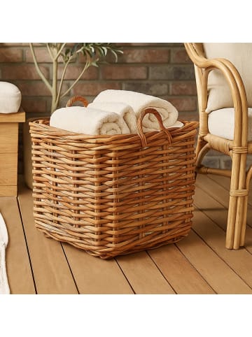 kobolo Aufbewahrungskorb HENKELCANE25L in Braun