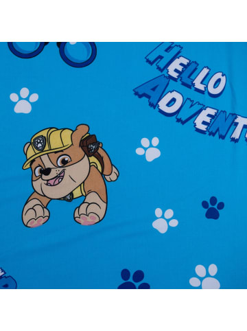 Paw Patrol Paw Patrol Spannbettlaken 100 % Baumwolle, für Matratzen 90×200 cm in Blau