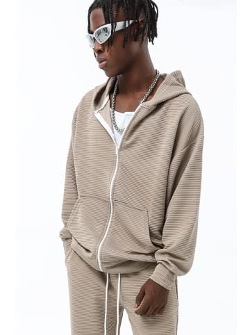 COFI 1453 Zweiteiler Jogginganzug Set in Beige
