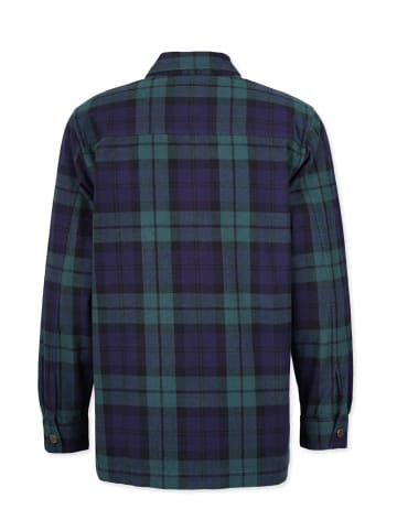 HONESTY RULES Jacket " Flannel Over Shirt " in dark-green-navy