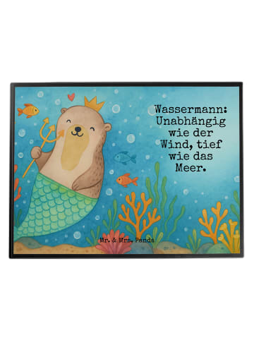 Mr. & Mrs. Panda Schreibtischunterlage Wassermann Astrologie Des... in Weiß
