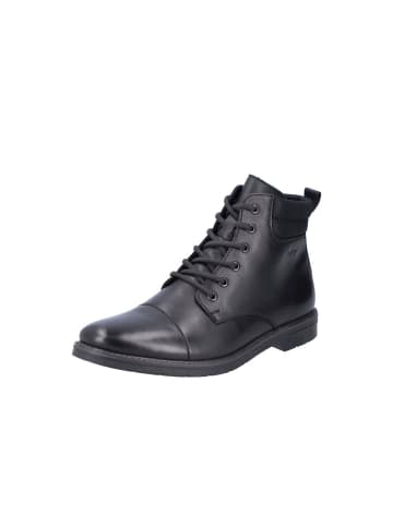 rieker Schnürstiefelette in nero/schwarz