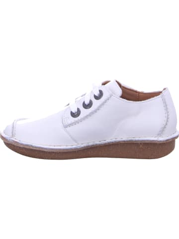 Clarks Schnürhalbschuh in weiß