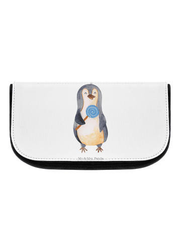 Mr. & Mrs. Panda Kulturtasche Pinguin Lolli ohne Spruch in Weiß
