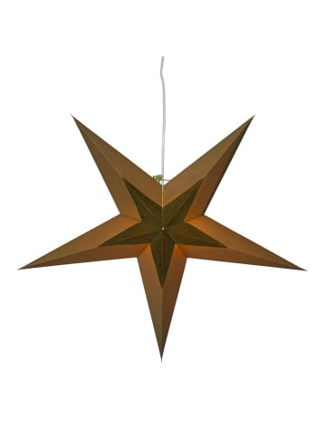 STAR Trading Papierstern Diva Weihnachtsstern hängend 5-zackig D: 60cm Samtstern
