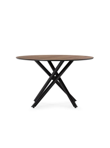 CALICOSY Esstisch MAYA in Dunkles - (W) 120  x (H) 76  x (L) 120  cm