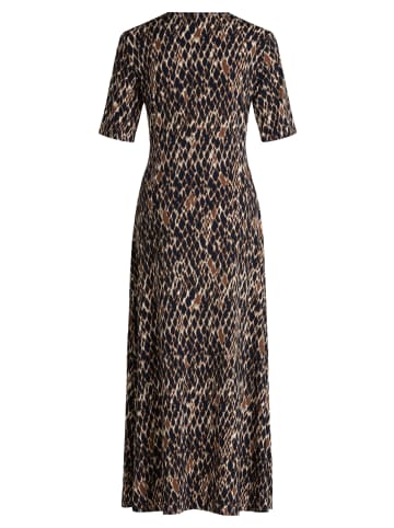 Betty Barclay Maxikleid mit Raffung in Dark Blue/Brown