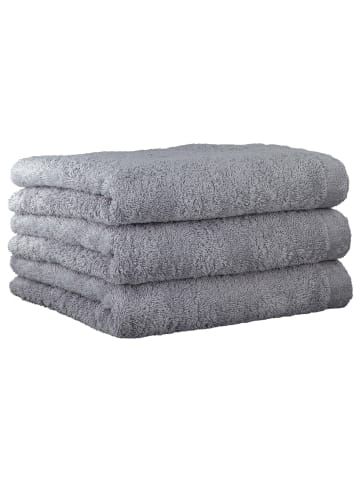 Cawö Gästetuch 3er Pack in Hellgrau