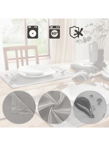 Erwin Müller Tischset 2er-Pack Madrid in stein