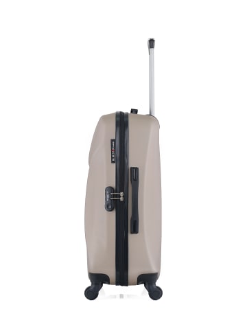 BlueStar Mittelgroßer Koffer GARIBALDI in Beige (64L)