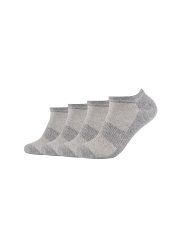 camano Sneakersocken 4er Pack ca-soft in hellgrau melange