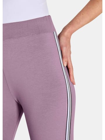 GOLDNER Zweierpack Leggings mit schmalem Bein in altrosé / schwarz