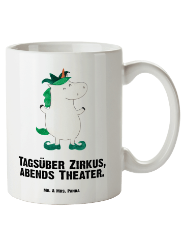 Mr. & Mrs. Panda weisse tasse Einhorn Joker mit Spruch in Weiß