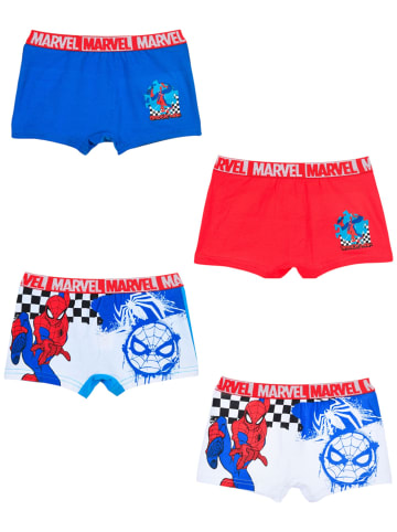 Spiderman 4er-Set: Boxershorts Spider-Man in Bunt