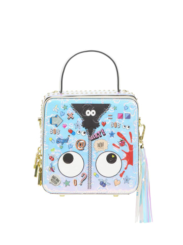 myMo Women Handbag in White Multicolor