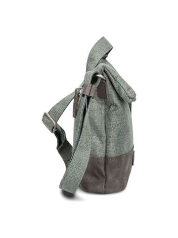 Zwei Olli Umhängetasche 28 cm in salbei