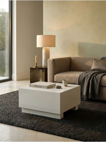 KADIMA DESIGN Couchtisch MONOBLOC 60x60x35 cm Hochglanz, Wohnzimmertisch Cube