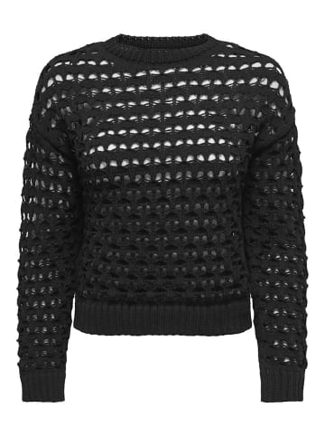 ONLY Rundhalspullover für Damen in schwarz