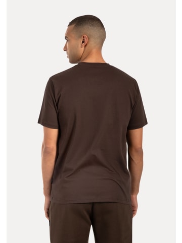 SMILODOX T-Shirt Ilyas in Braun