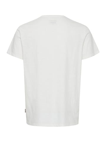 BLEND Logo T-Shirt NO BAD DAYS in Weiß
