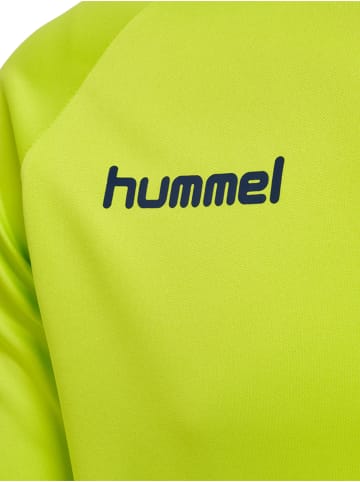 Hummel Poly Sweatshirt Hmlpromo Poly Sweatshirt in LIME PUNCH