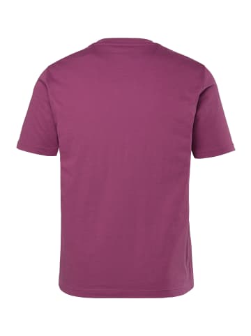 Men Plus Kurzarm T-Shirt in helle beere