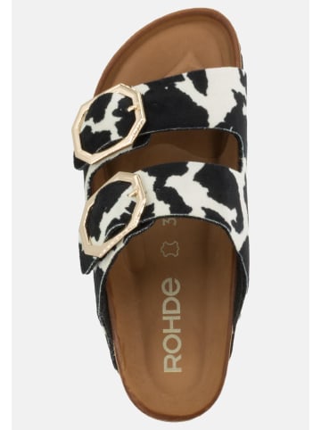 ROHDE Pantoletten Alba in Schwarz