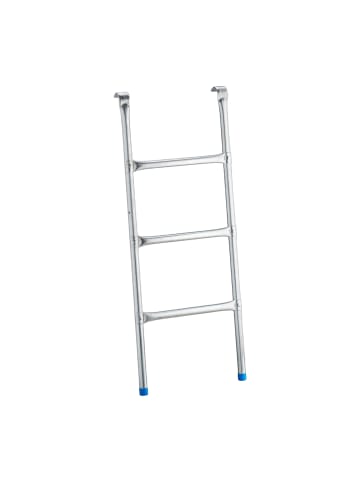 relaxdays Leiter Trampolin in Silber - (B)38 x (T)97 cm