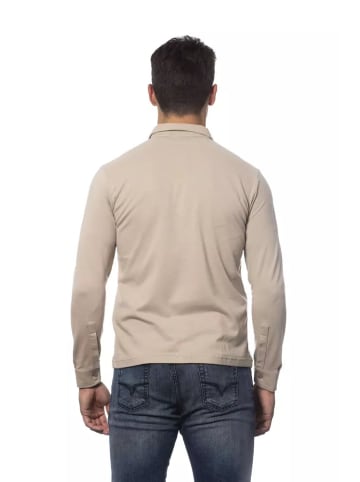 Verri Beige Baumwolle Herren Hemd