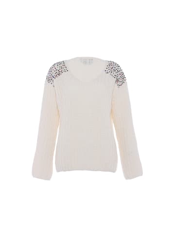faina Damen Sweater in WOLLWEISS