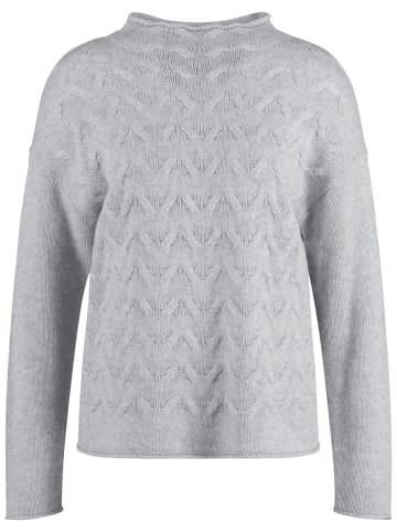 Gerry Weber Wollpullover mit Kaschmiranteil in Grau
