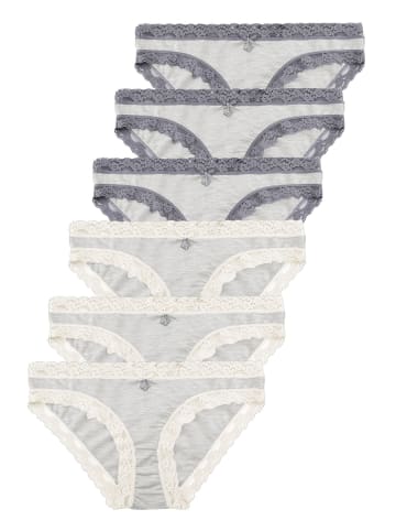 Like It 6er Pack Minislip in anthrazit-dark grey