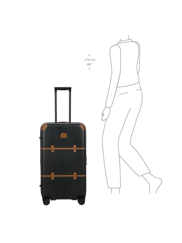 BRIC`s Bellagio 4 Rollen Trolley 75.5 cm in schwarz-braun