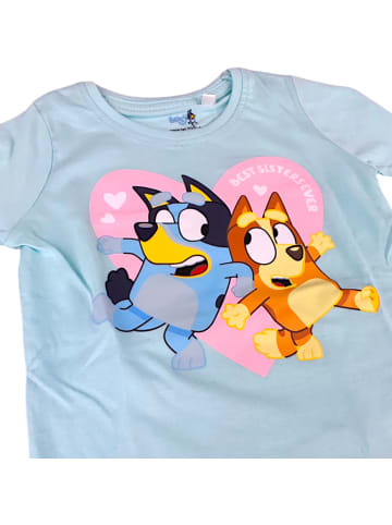 Bluey Langarmshirt Bluey & Bingo in Hellblau